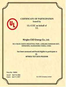 ul witness test data program cso