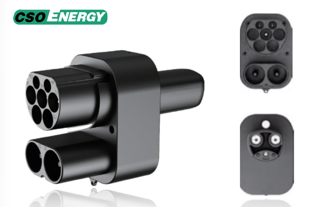 CCS2 to NACS DC Fast Charging Adapter 250A 1000V for US Spec Tesla Cybertruck