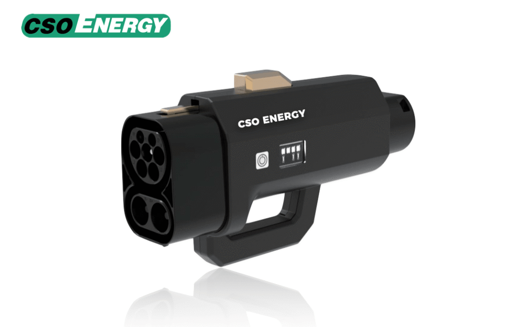 400A high power CCS2 to GB/T DC charger adapter with digital screen display by CSO ENERGY