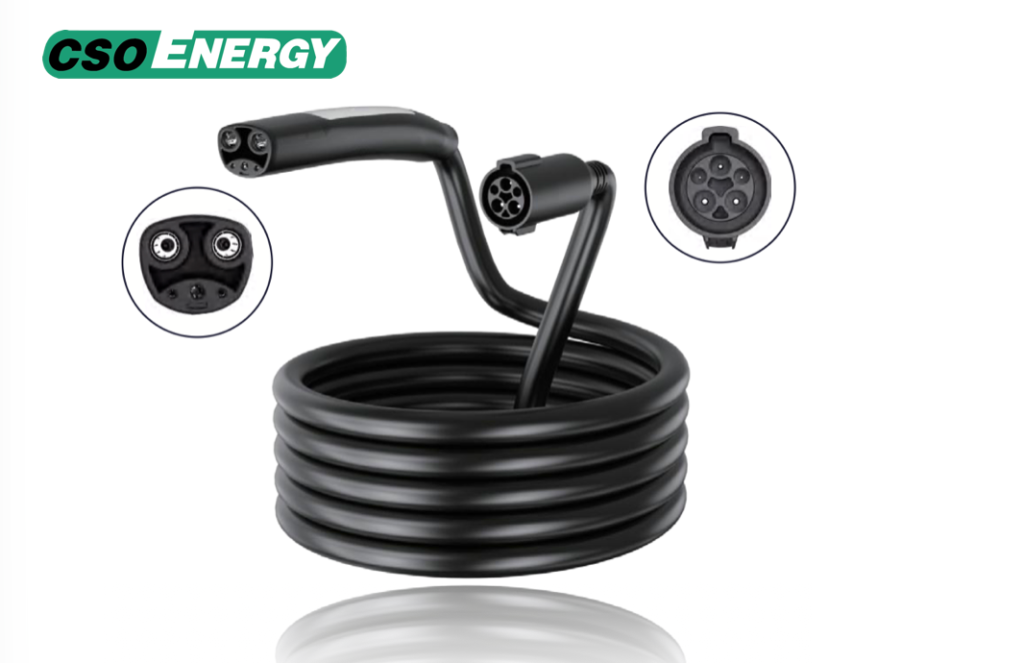 J1772 to NACS EV Extension Cord for Tesla and North American EVs
